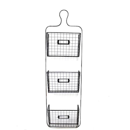 Codicilos 10.24 in. White Metal Wall Shelf CO3005640